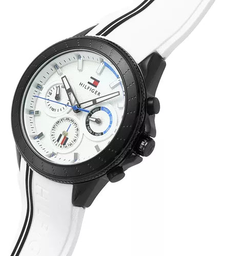 Tommy Hilfiger White Dial Quartz Multifunction Watch for Men - 1791862