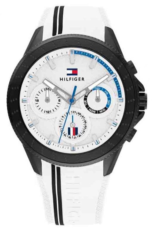 Tommy Hilfiger White Dial Quartz Multifunction Watch for Men - 1791862