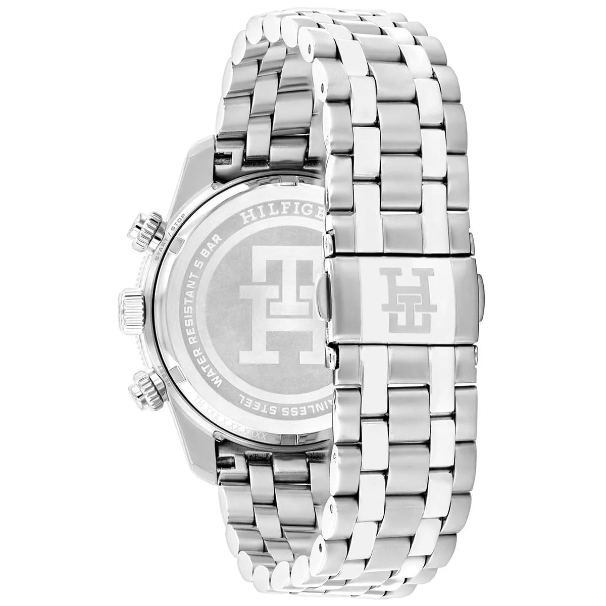 Tommy Hilfiger Stainless Steel Grey Dial Chronograph Men's Watch - 1792186