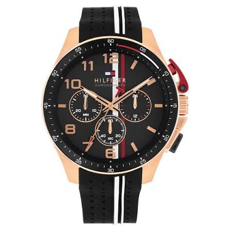 Tommy Hilfiger Bank Quartz Chronograph 46mm Men's Watch - 1710709