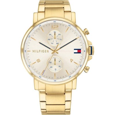 Tommy Hilfiger Daniel gold men's watch with cream dial and dual subdials