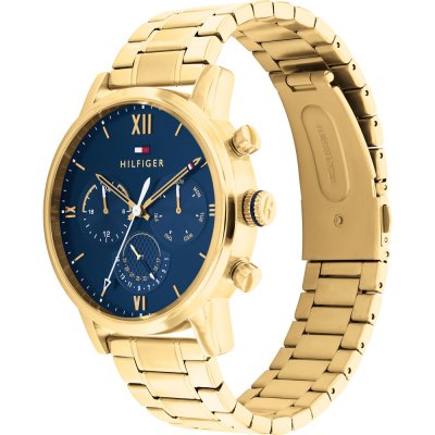 Tommy Hilfiger Sullivan Gold Blue Men's Watch - 1791880
