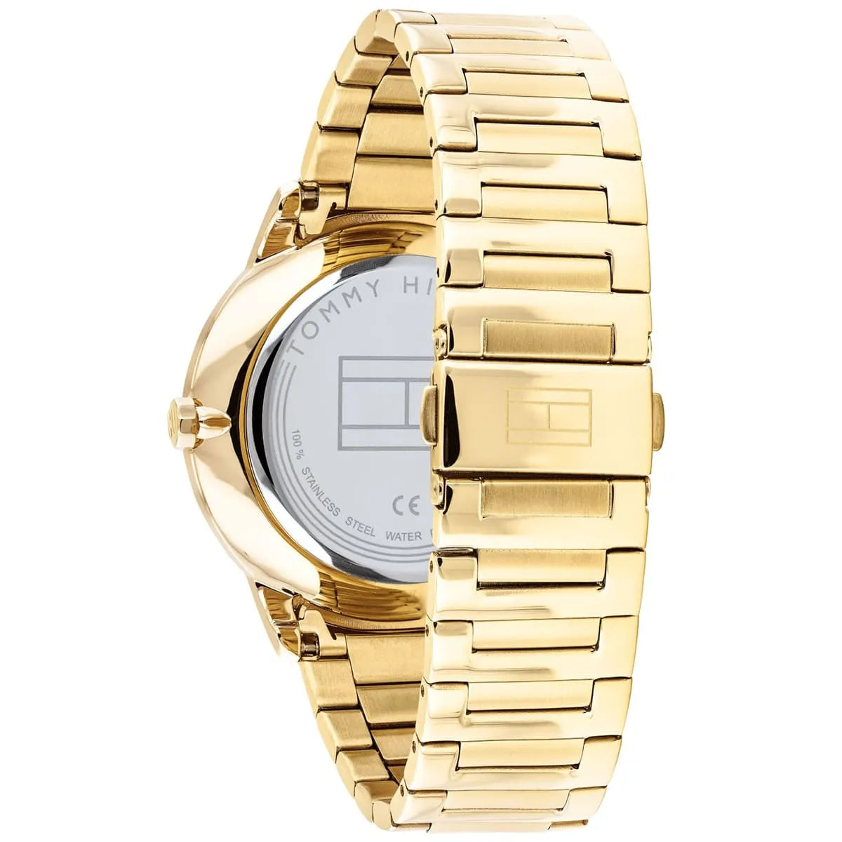 Tommy Hilfiger Hunter Multi function White Dial Gold Men's Watch - 1791609