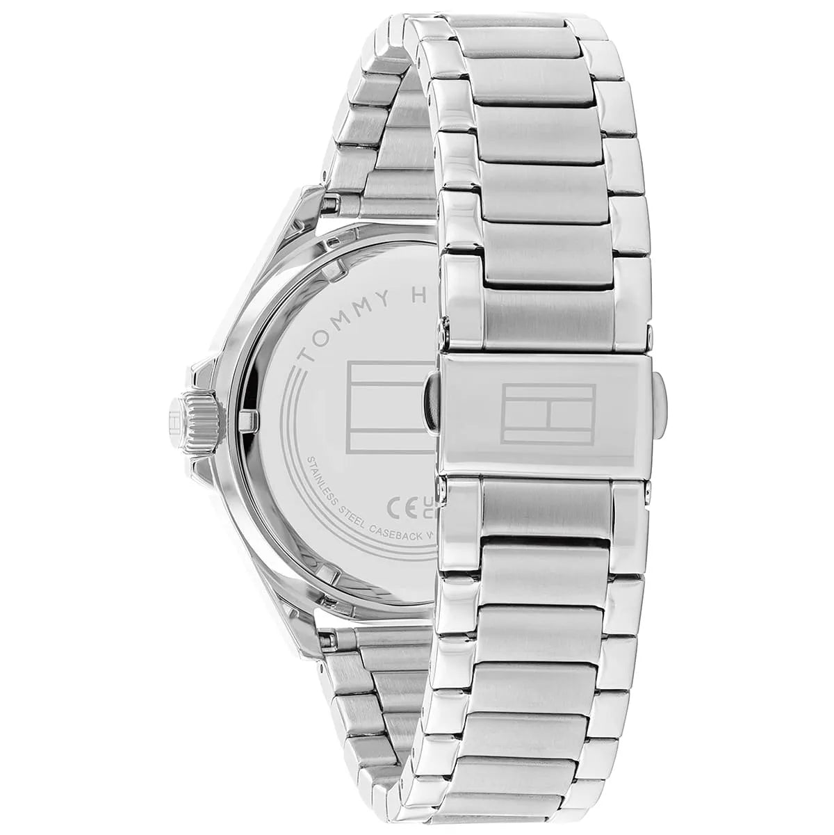 Tommy Hilfiger Logan Quartz Silver Stainless Steel Bracelet Men's Watch - 1792012