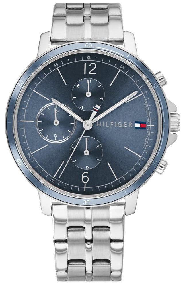 Tommy Hilfiger Madison Blue Dial Stainless Steel Quartz Women's Watch - 1782188