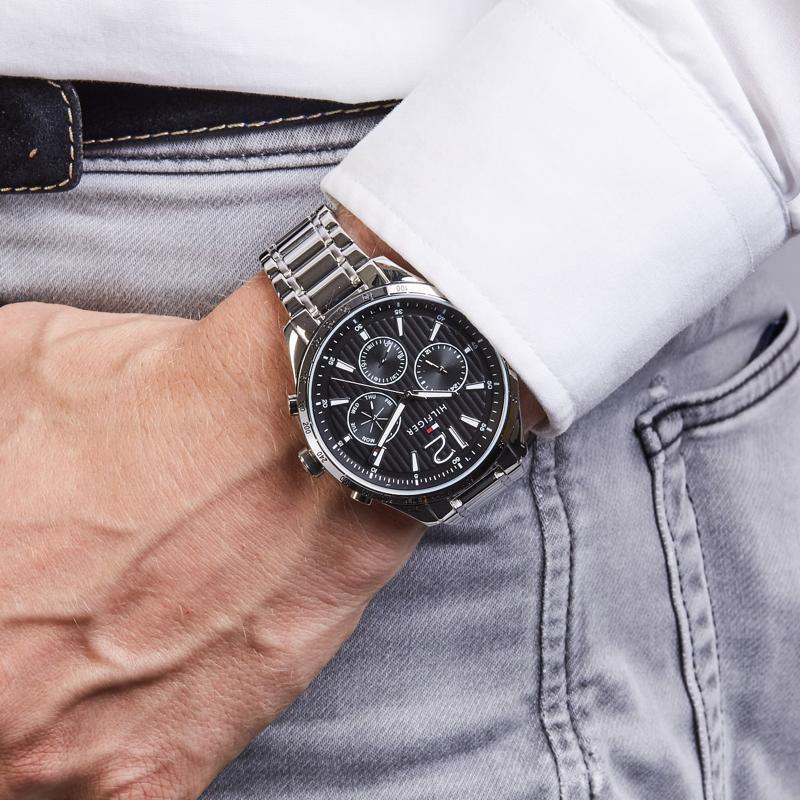 Tommy Hilfiger Gavin Chronograph Black Dial Men's Watch 1791469 - Watches of New Zealand #5