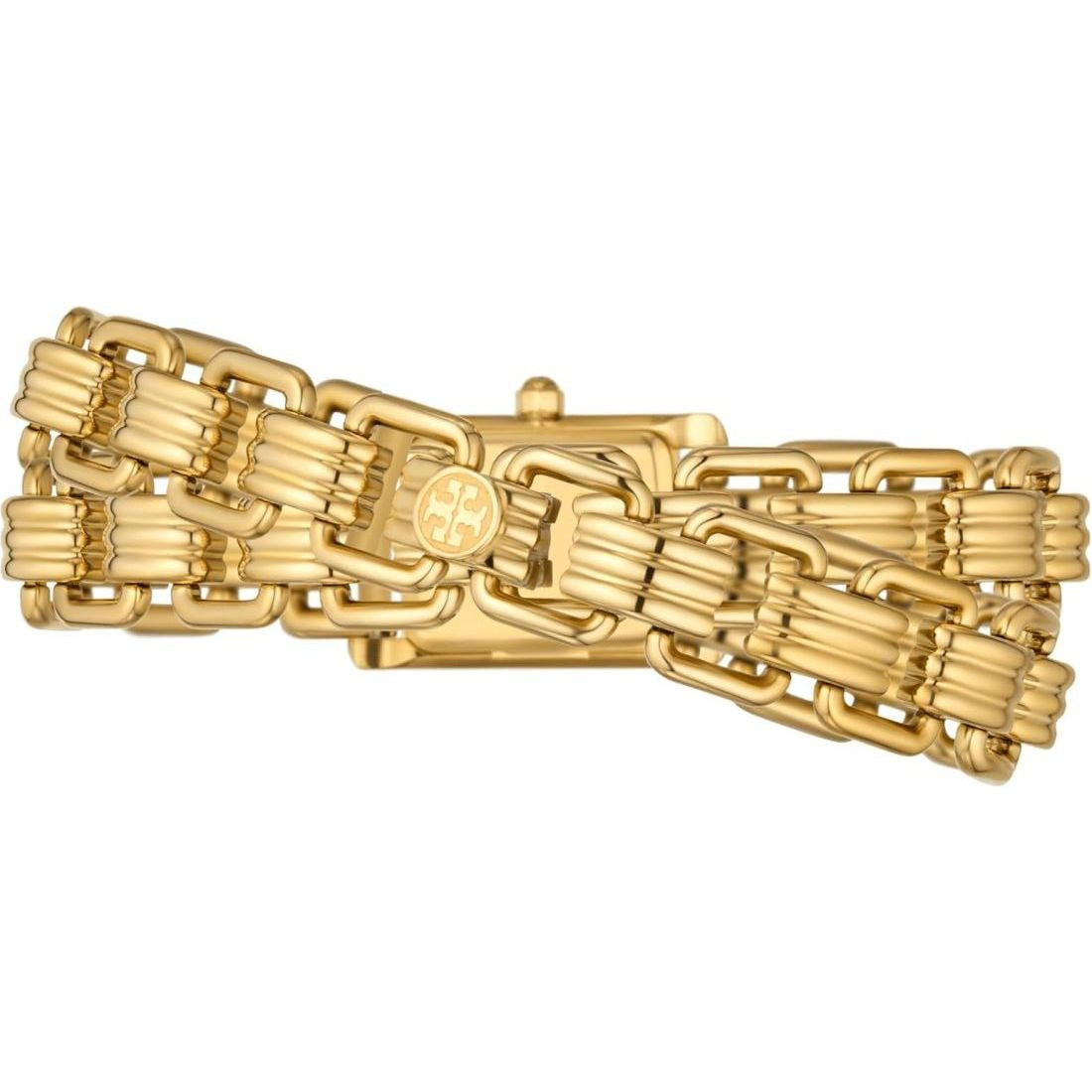 Tory Burch Mini Eleanor double wrap bracelet in gold-tone metal