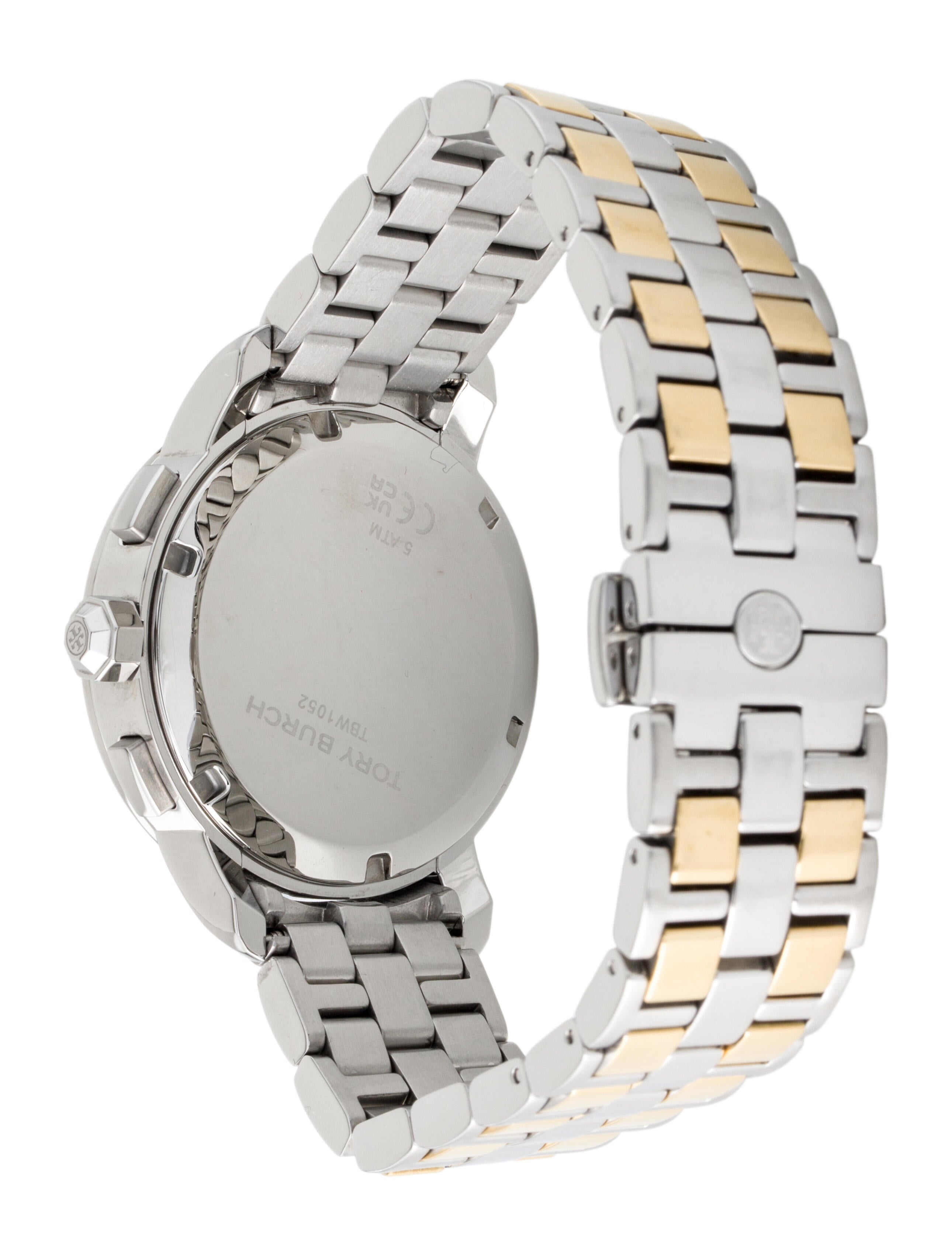 Tory Burch Chronograph Two-Tone Bracelet Women's Watch TBW1052