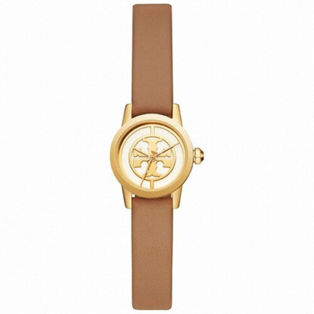 Tory Burch Ivory Dial Leather Women's Watch TBW4035