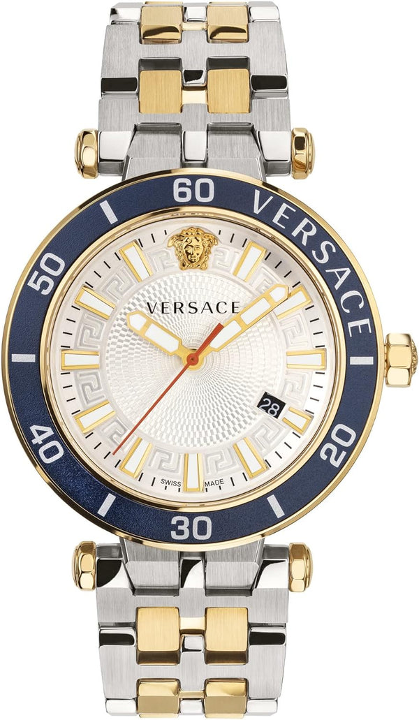 Versace Greca Sport Two-Tone Unisex Watch  VEZ300521 - Watches of New Zealand