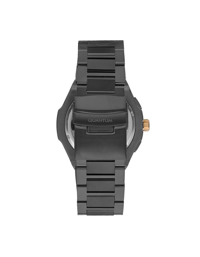 Quantum Gun Metal Analog Stainless Steel Strap Men's Watch ADG1032.070 - Watches of New Zealand #3