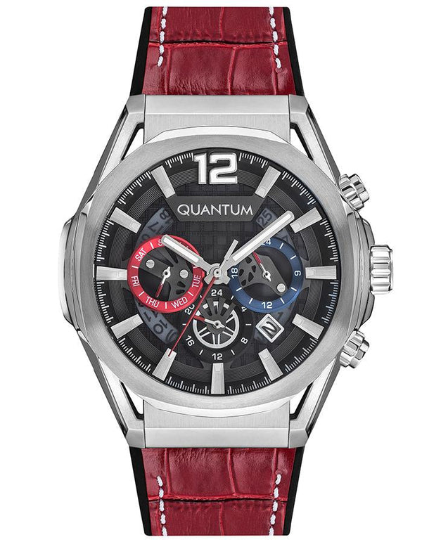 Quantum Multi Function Gun Dial Watch Men's Watch  PWG970.358 - Watches of New Zealand