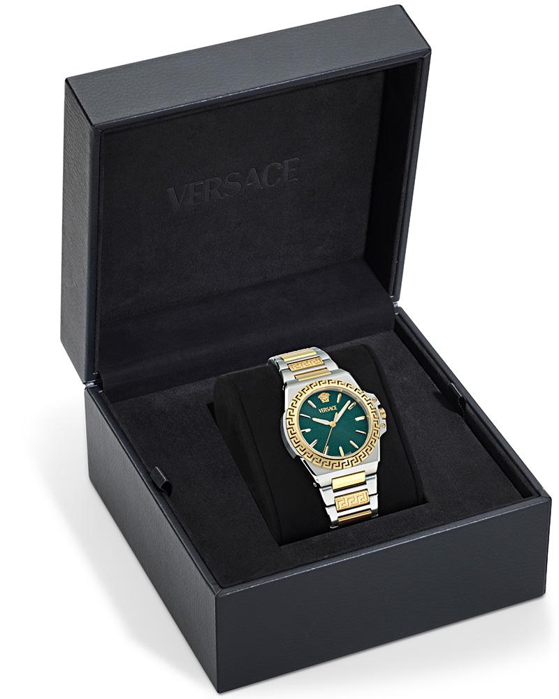 Versace Greca Reaction watch in black presentation box