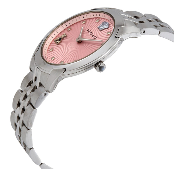 Versace Audrey Quartz Pink Dial Ladies Watch VELR00419 - Watches of New Zealand #2