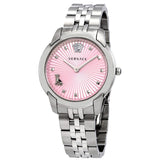 Versace Audrey Quartz Pink Dial Ladies Watch VELR00419 - Watches of New Zealand