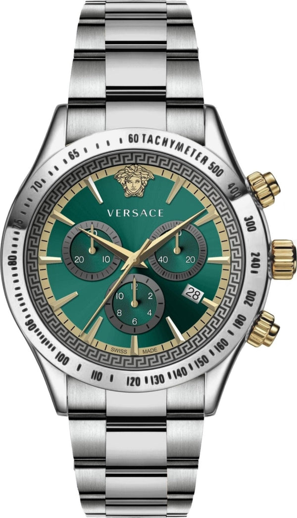 Versace Classic Chronograph Green Dial Men's Watch  VEV700721 - Watches of New Zealand
