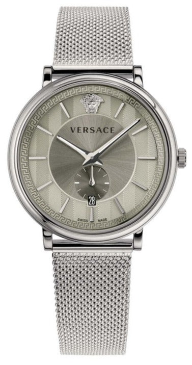 VERSACE DYLOS AUTOMATIC GMT 42MM SLIVER MEN'S WATCH - VBQ060017