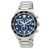 Versace Greca Dome Chronograph Quartz Blue Dial Men's Watch VE6K00323 - Watches of New Zealand