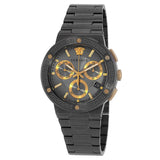 Versace Greca Logo Chronograph Quartz Grey Dial Men's Watch VEZ900521 - Watches of New Zealand