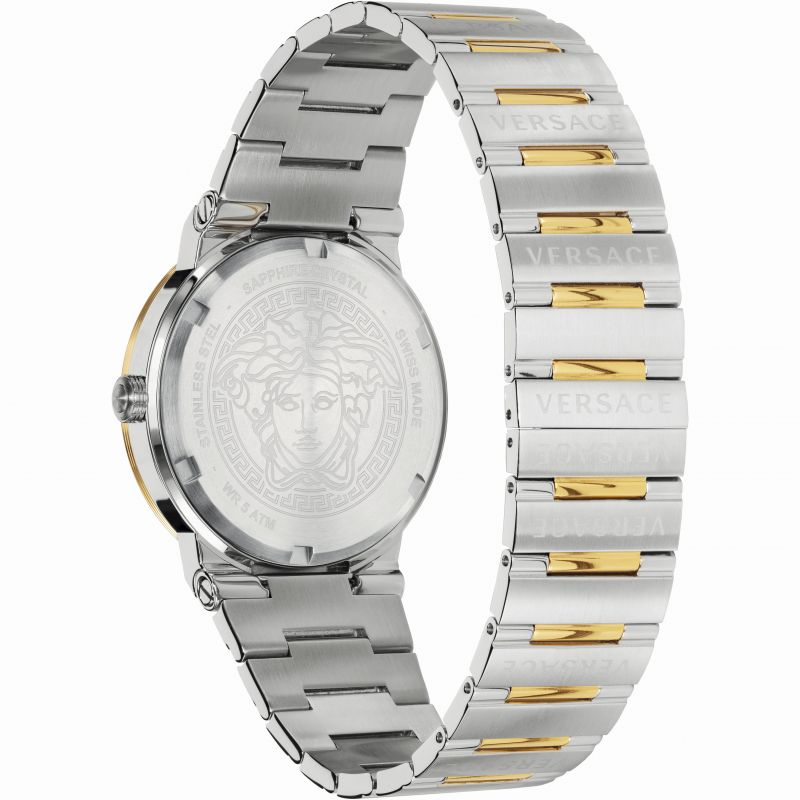 Versace Greca Silver White Dial Men's Watch VEVI00320