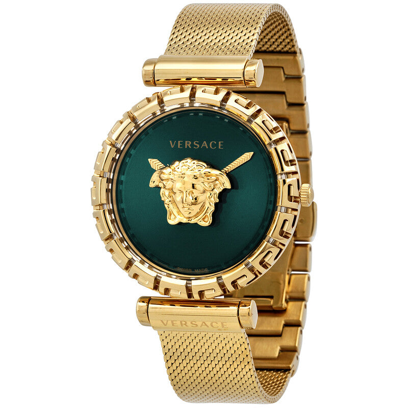 Versace Palazzo Empire Greca Quartz Dark Green Dial Ladies Watch VEDV00819