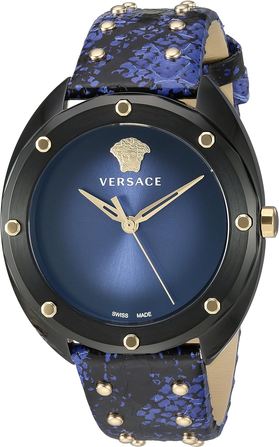Versace Shadov Quartz Black Dial Ladies Watch VEBM00418