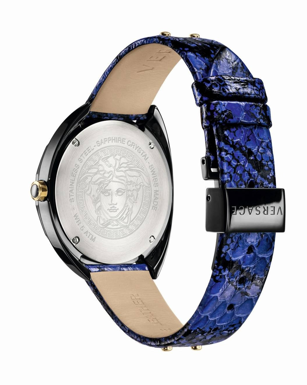 Versace Shadov Quartz Black Dial Ladies Watch VEBM00418