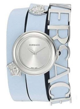 Versace V-Flare Quartz Silver Dial Ladies Watch VEBN00118