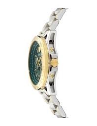 Versace V-Galaxy Moonphase watch displayed from side profile