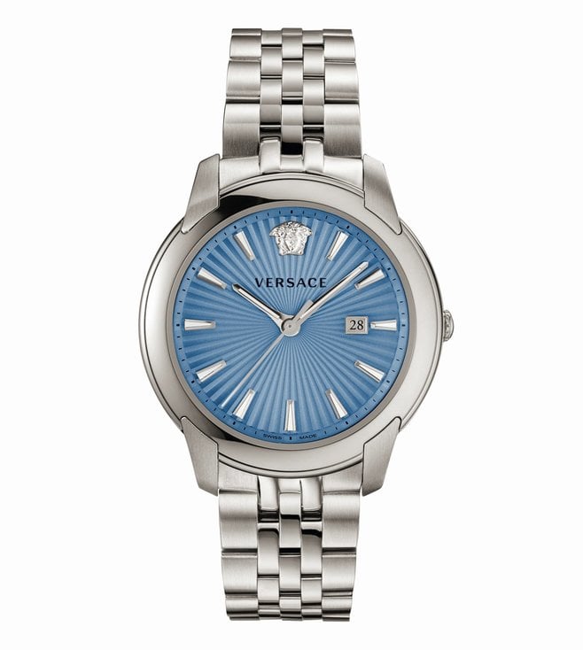 Versace V-Urban Light Blue Dial Men's Watch VELQ00419
