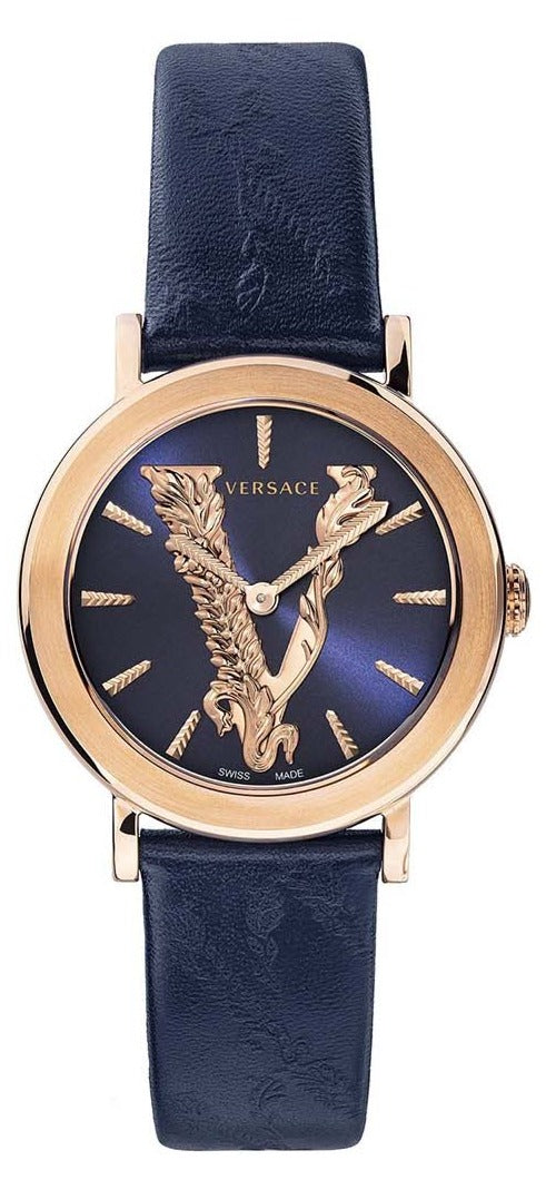 Versace Virtus Quartz Blue Ladies Watch - VEHC00419