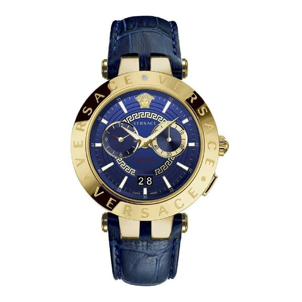 Versace V-Race Quartz Blue Dial Men's Watch VEBV00219 - Watches of New Zealand