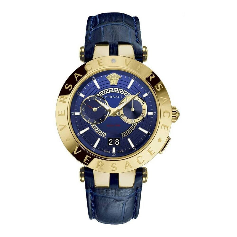 Versace V-Race Quartz Blue Dial Men's Watch VEBV00219 - Watches of New Zealand