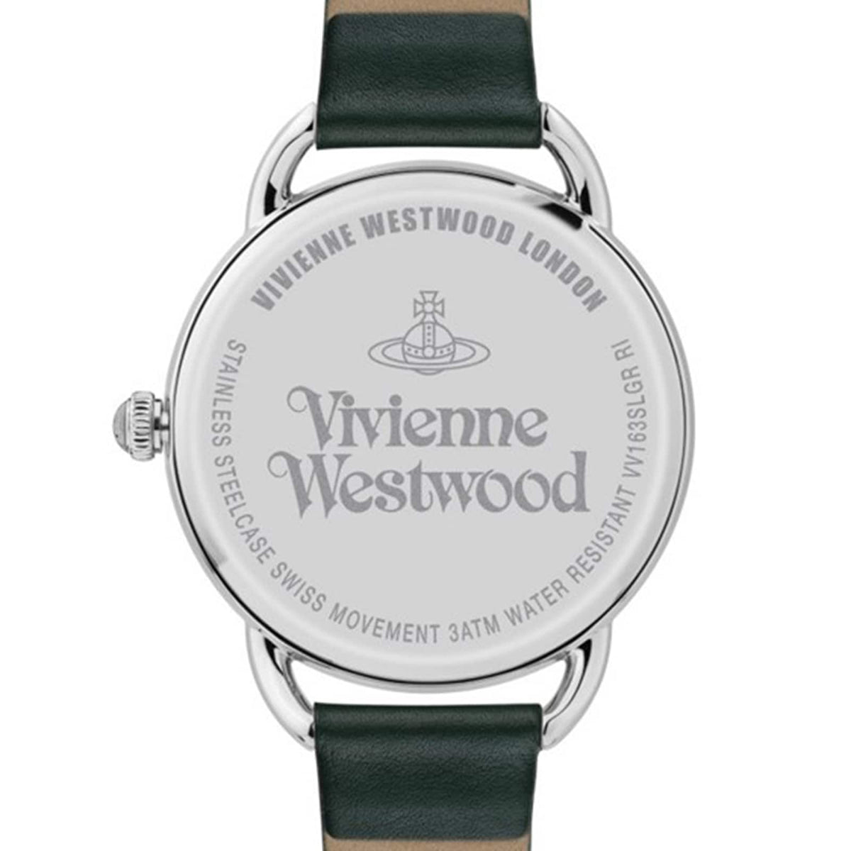 Vivienne Westwood Carnaby Womens Quartz Watch with Green Dial & Green Leather Strap VV163SLGR