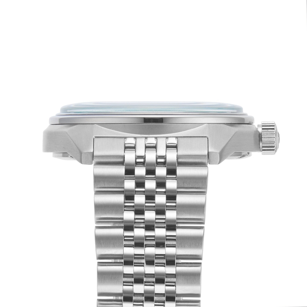 Vivienne Westwood Lady Sydenham stainless steel three-link woven bracelet