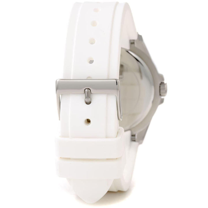 Guess Starlight White Rubber Strap Crystal Dial Women's Watch W0846L8 - Watches of New Zealand #3