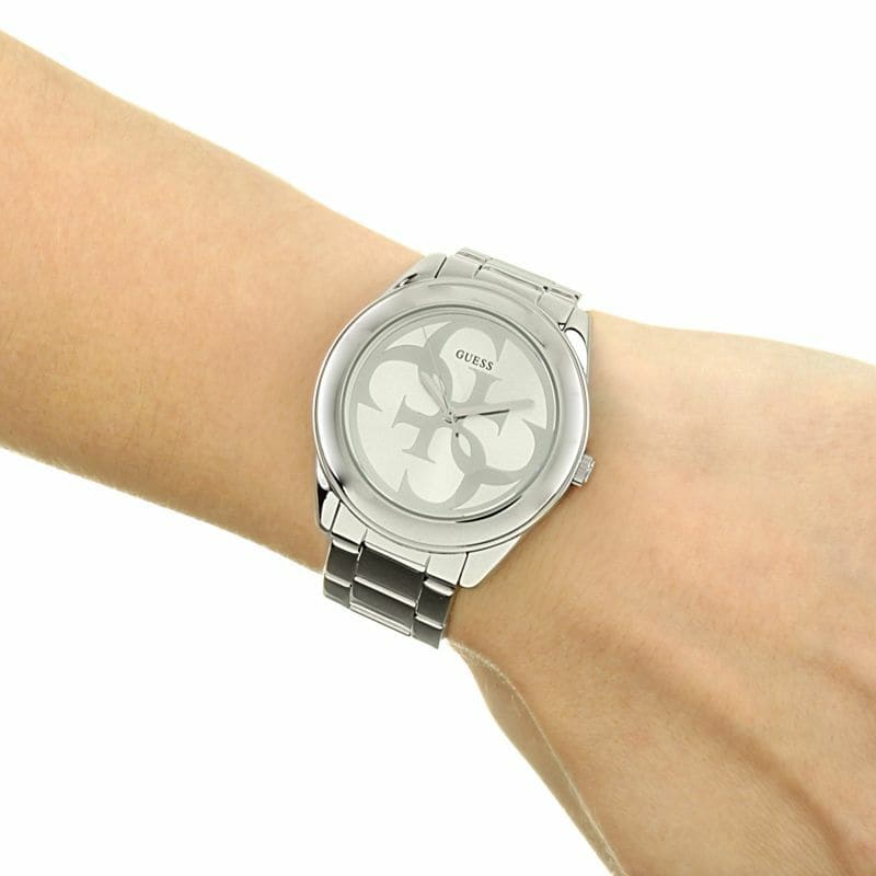 GUESS G-TWIST SILVER STAINLESS STEEL WOMEN'S WATCH - W1082L1