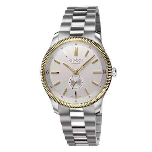 Gucci G-Timeless Quartz Silver Dial Men's Watch YA126390