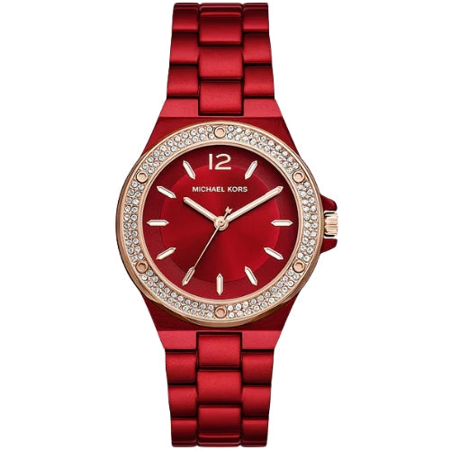 Michael Kors Lennox Pavé Red-Tone Women's Watch - MKO1225