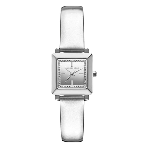 Michael Kors White Leather Women's Watch - MKO1219