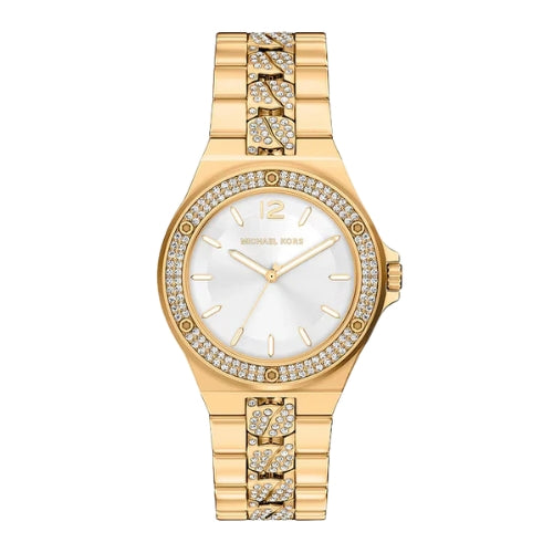 Michael Kors Lennox Pavé Gold-Tone Women's Watch - MKO1246