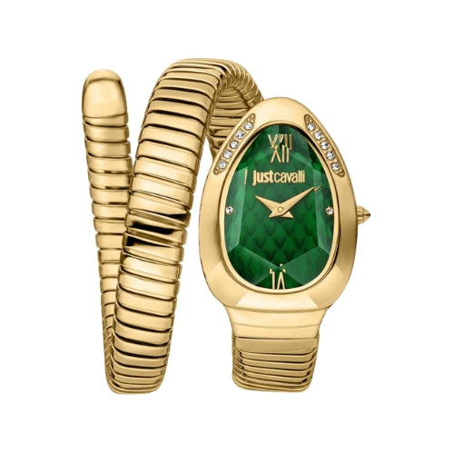 Just Cavalli Taglio Solo Green Dial Women's Watch - JC1L223M0035