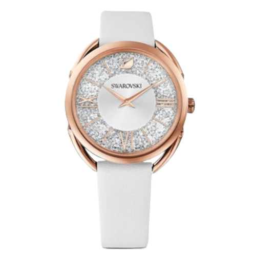 Swarovski Crystalline Glam Quartz White Dial Ladies Watch 5452459