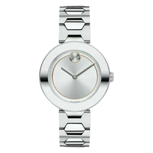 Movado Bold Silver Stainless Steel Women's Watch 3600381