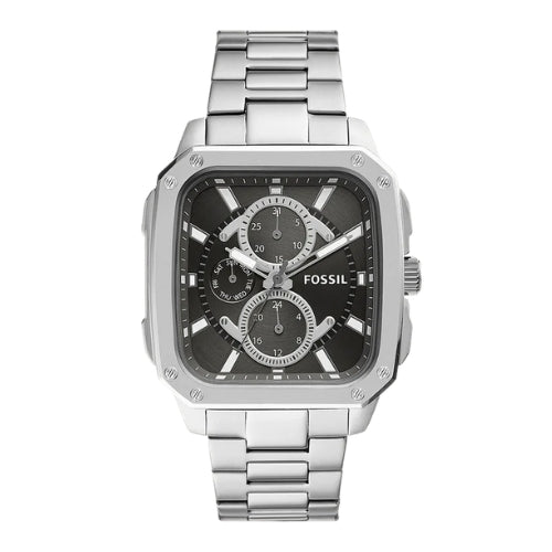 Fossil Multifunction Silver Stainless Steel Men's Watch BQ2655