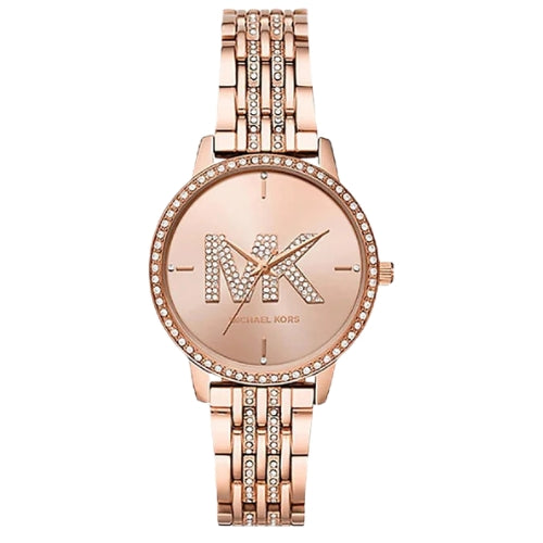 Michael Kors Pyper Quartz Movement Rose Gold Dial Women's Watch - MK4372