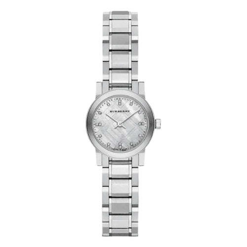 Burberry The City Silver Dial Diamond Women's Watch BU9213