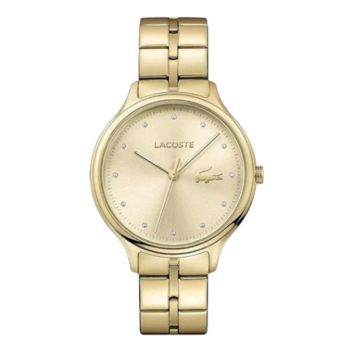 Lacoste Analog Gold Dial Womens Watch - 2001008