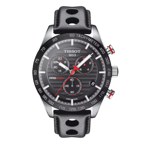 Tissot PRS 516 Chronograph Black Dial Men's Watch - T100.417.16.051.00