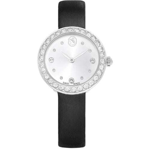 Swarovski Matrix Tennis Leather Strap Swiss Made Women's Watch - 5706663